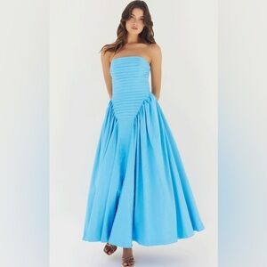 NWT Hutch Sianna Dress in Blue Moire Size 2